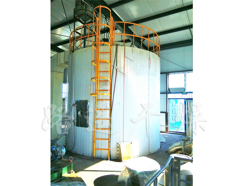 出口印尼的400型大型噴霧干燥機，外包彩鋼，里面為304不銹鋼材質